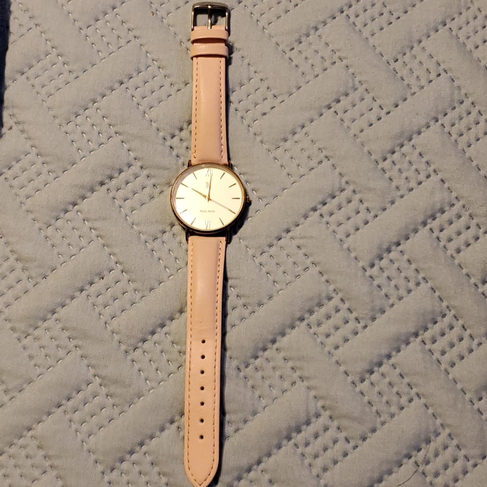 Pink and Rose Gold Watch
